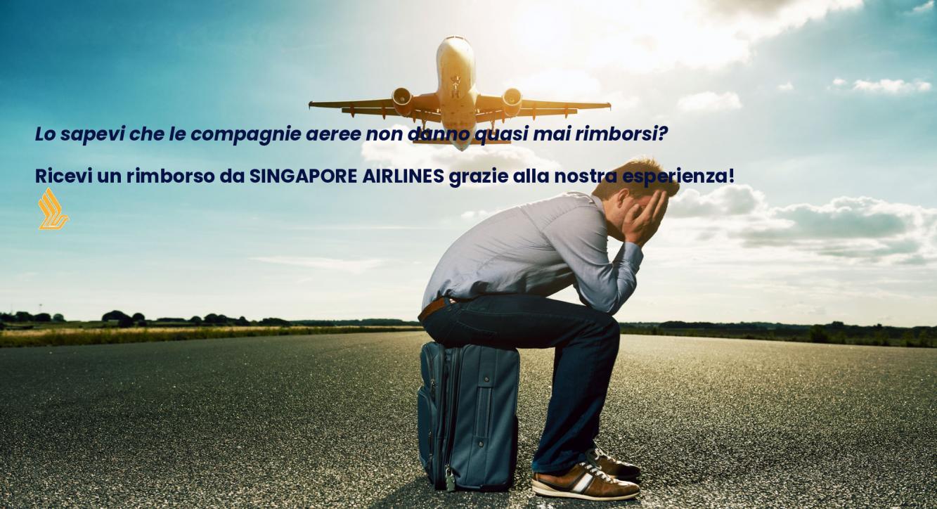 rimborso voli singapore airlines